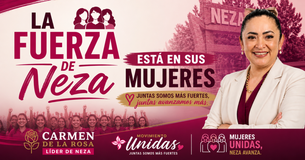 Carmen de la Rosa llama a construir un Neza más fuerte desde la voz y la unión de las mujeres