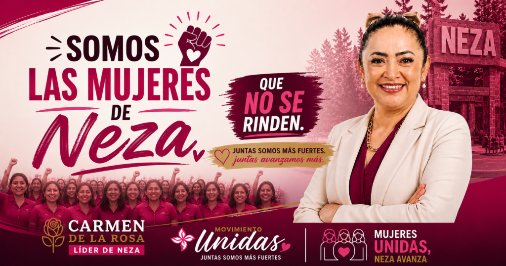“Somos las mujeres de Neza”: Carmen de la Rosa impulsa campaña enfocada en reconocer la lucha diaria de las mujeres