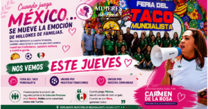 ESTE JUEVES, NEZA SE UNE PARA APOYAR A MÉXICO Y CELEBRAR EN FAMILIA