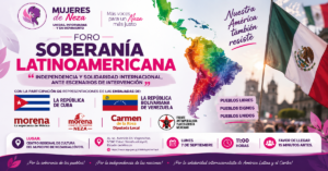 Desde Neza se levanta la voz de América Latina: “Soberanía sí, injerencia no”